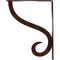 Ekena Millwork Ashford Single, Wrought Iron Bracket, (Single center brace), Antiqued Copper 1 1/2"W  x 10"D x 12"H BKTM01X10X12SASACO - alternate 4